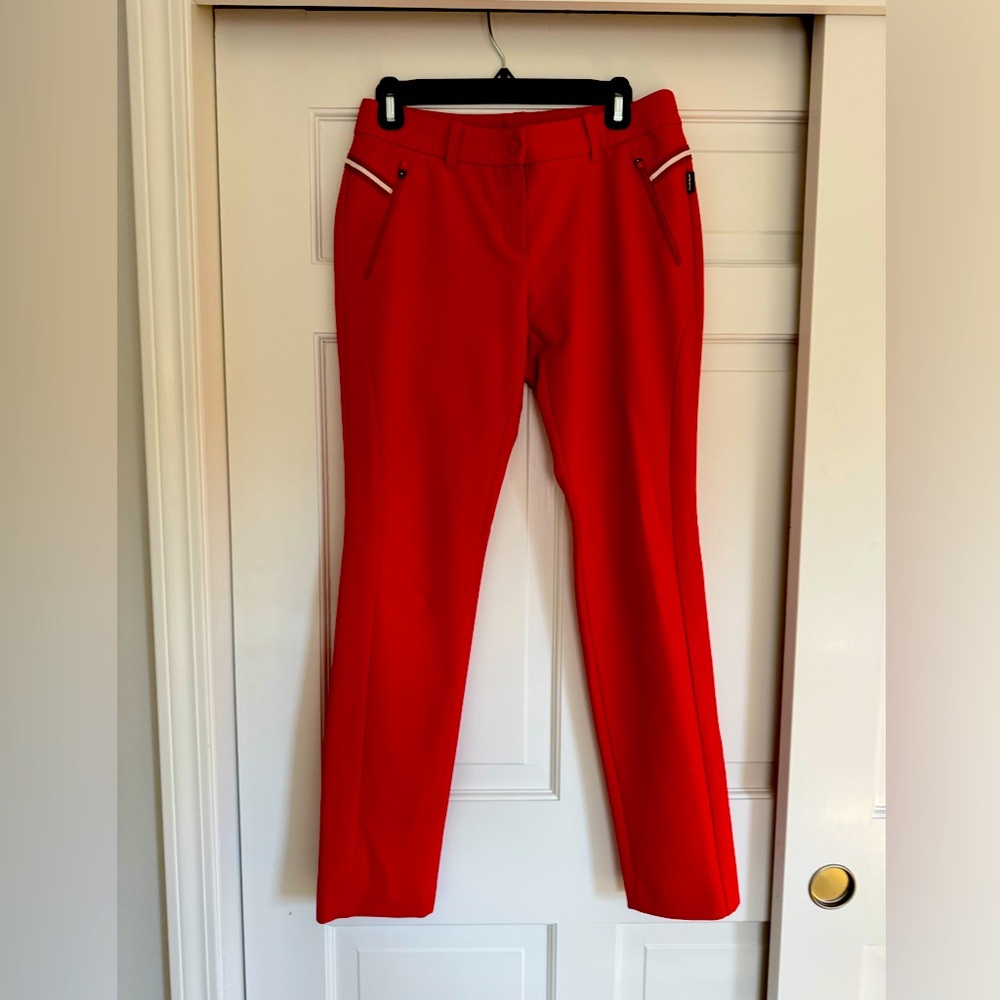 Unique Red golf pants